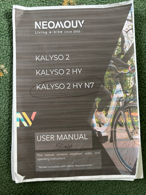 Neomouv Kalyso 2 N7 Shimano 60Nm 418Wh 2020