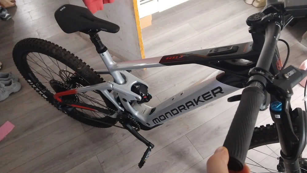 Mondraker Mondraker Dune R Electric Bike 2024 Silver/Black/Flame Red