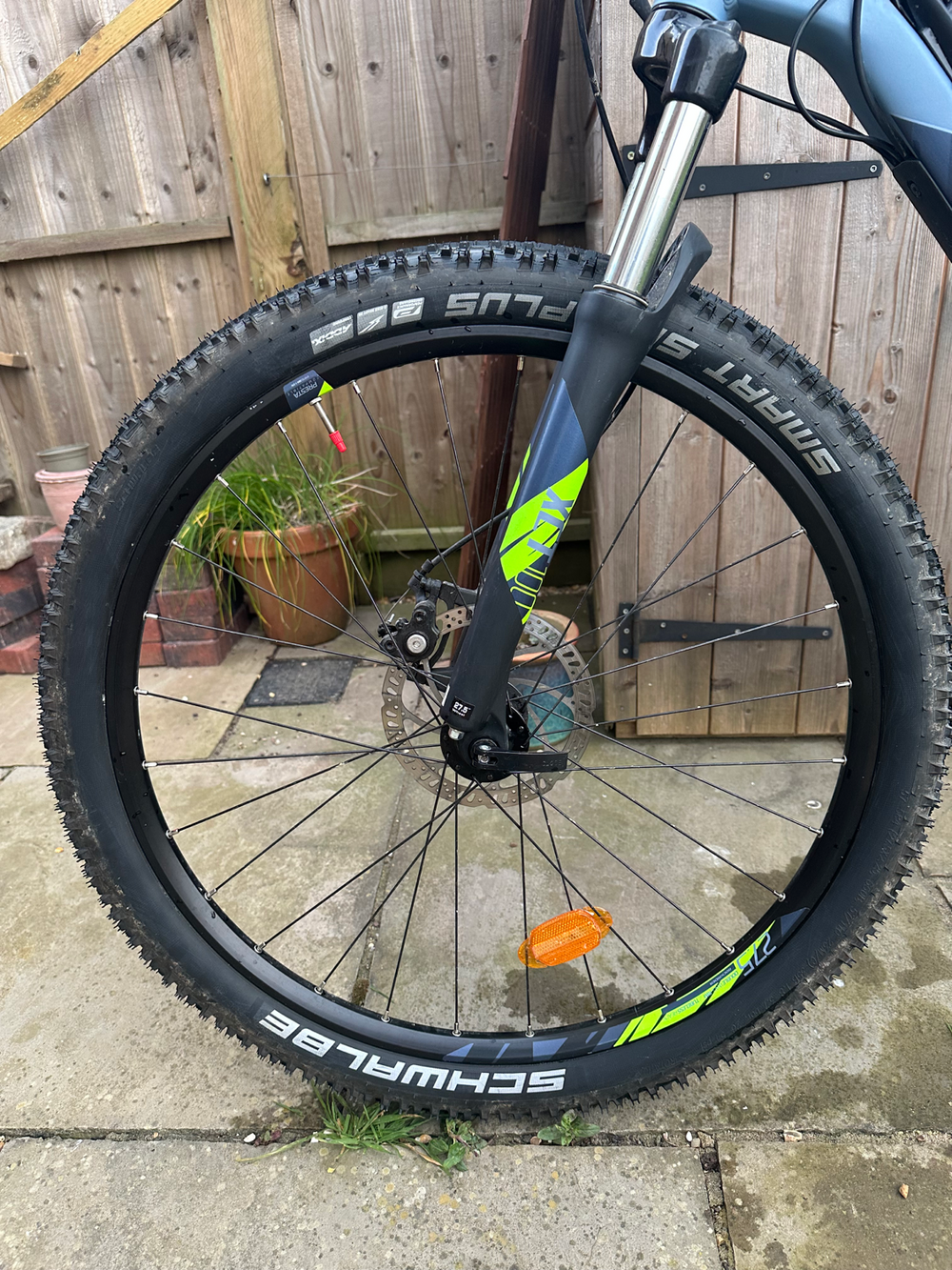 Rockrider 27.5" Hardtail Electric Mountain Bike E-ST 100 2023