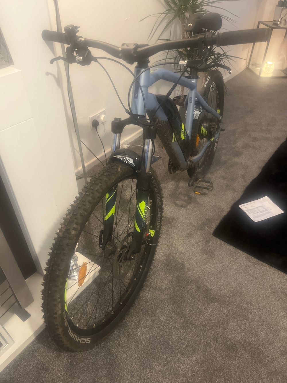 ROCKRIDER 27.5 inches Hardtail Electric Mountain Bike E-ST 100 2023