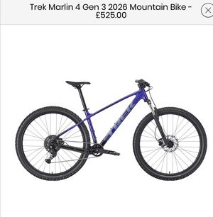 Trek Marlin 4 Gen 3 Purple Flip Black Fade 2026