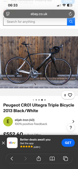 Peugeot R02 Carbon 105 2010