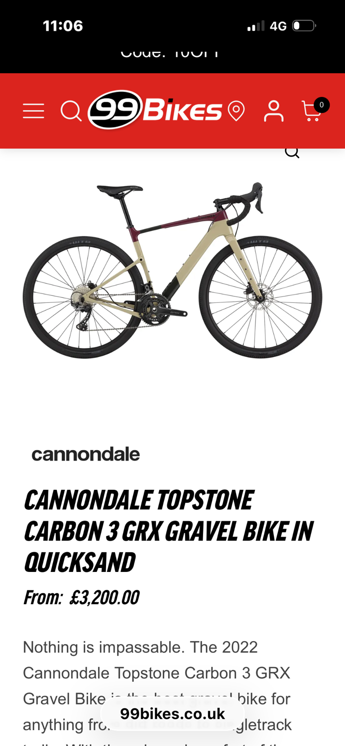 Cannondale Topstone 3 Carbon 3 GRX 2x 2025