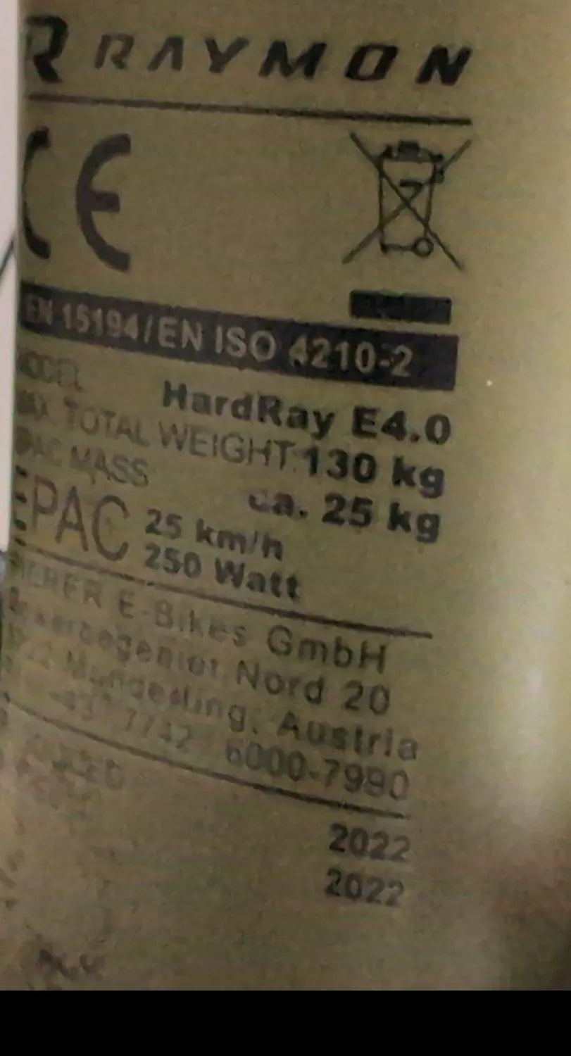R Raymon HardRay E 4.0 2022