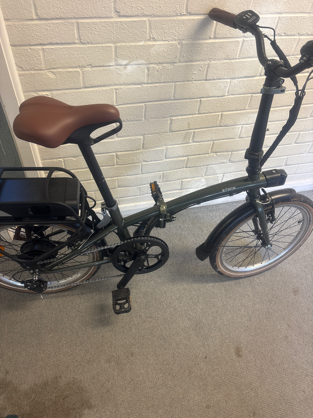 B'TWIN Electric Folding Bike E-Fold 500 2023