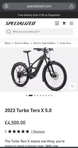 Specialized Turbo Tero X 5.0 2023