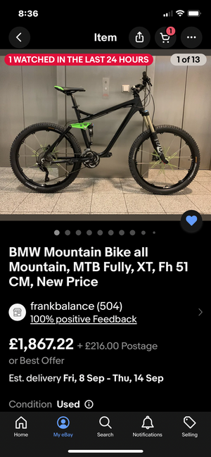 BMW Mountain bike 2014