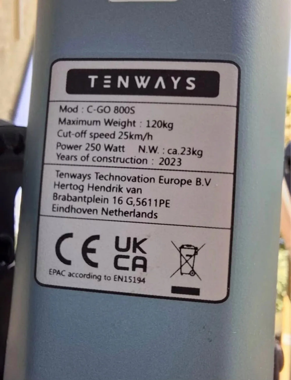 Tenways CGS800 2023