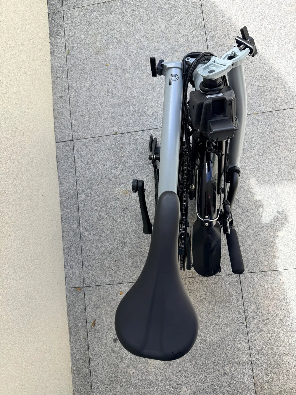 Brompton Electric P Line Urban (4-Speed)  Lunar Ice 2024