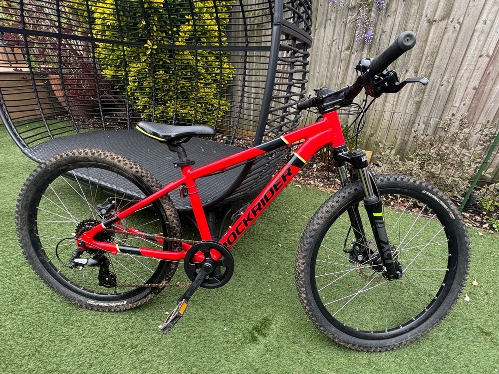 rockrider mountainbike 24 inch ROCKRIDER Kids' 24-inch lightweight aluminium mountain bike 2023