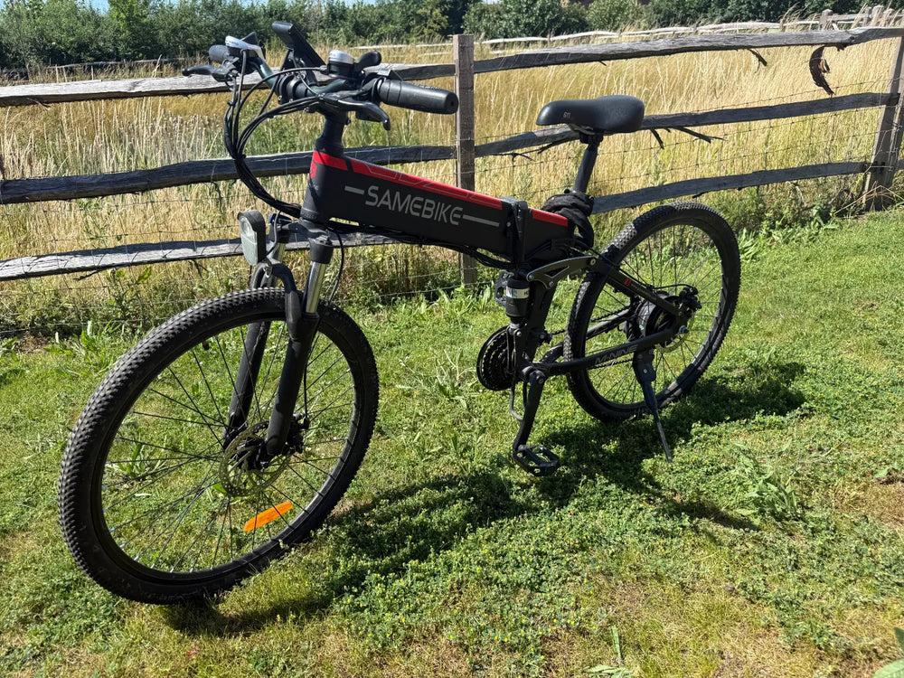 SamEbike SAMEBIKE EBike LO26 USED Off-road Mountain Electric Bike 48V 350Watt 26 in Folding E-bike 2020