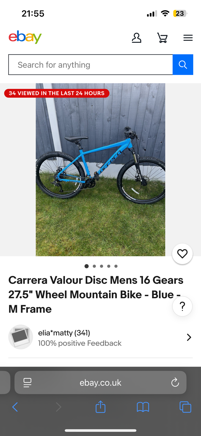 Carrera Valour Disc Mens Mountain Bike 2023