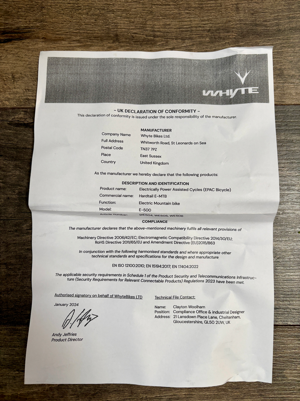 Whyte E-504 2022