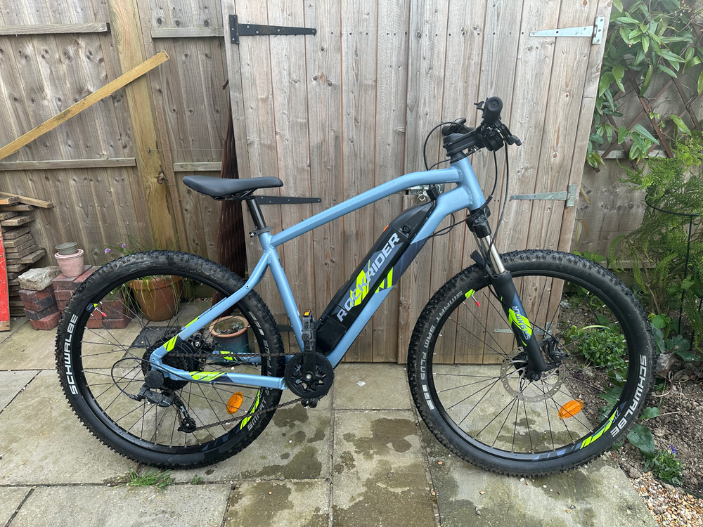 Rockrider 27.5" Hardtail Electric Mountain Bike E-ST 100 2023