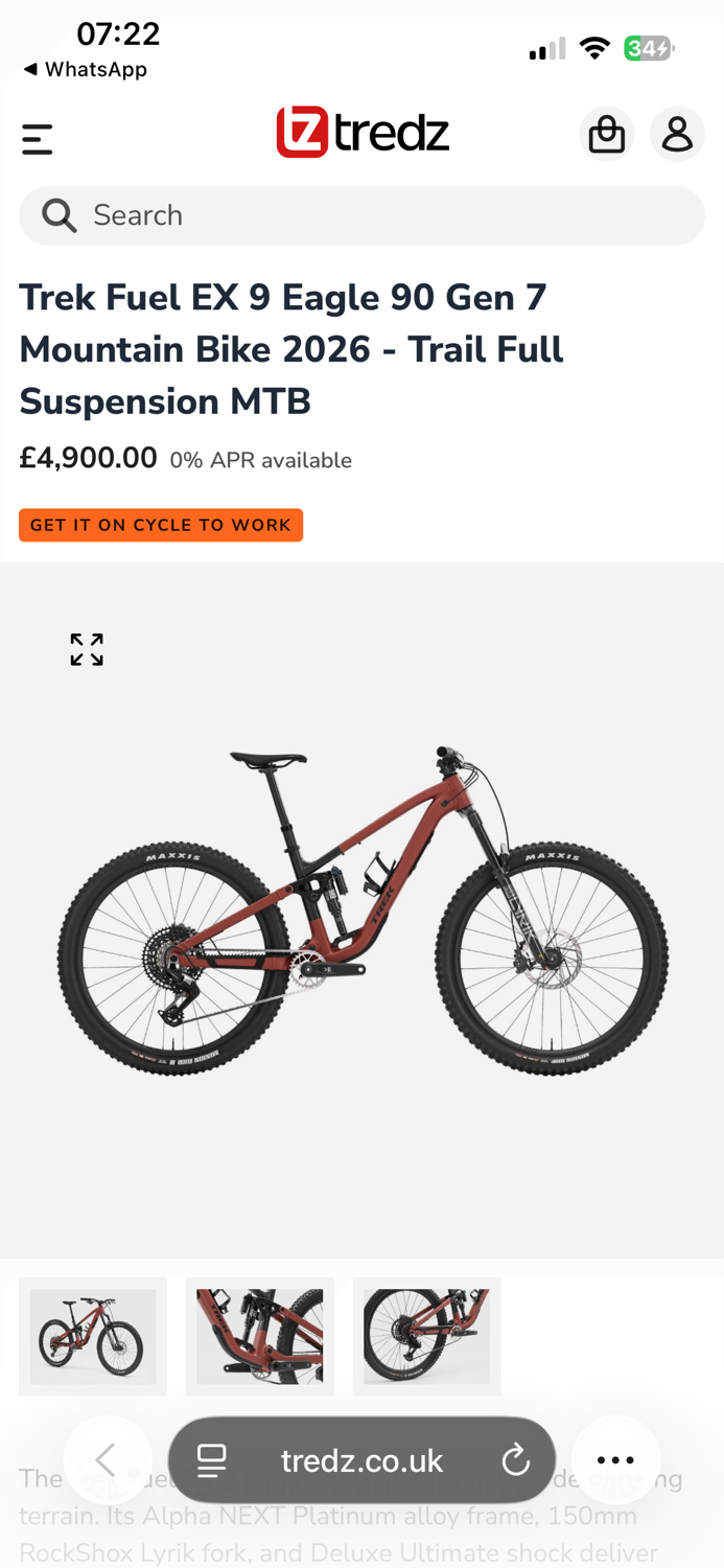 Trek Fuel Ex 9 Eagle 90 Gen 7 2026