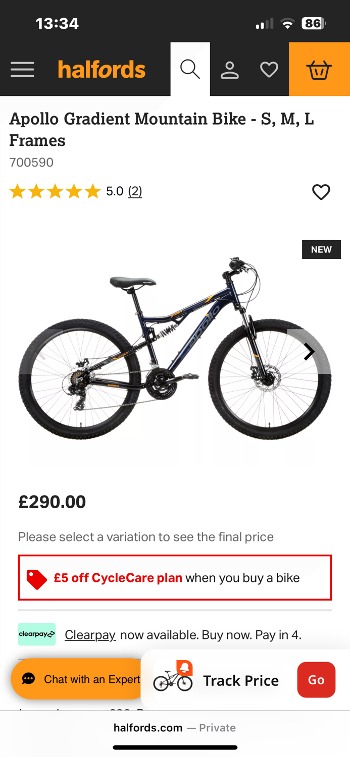 Apollo Gradient Mens Mountain Bike 2023