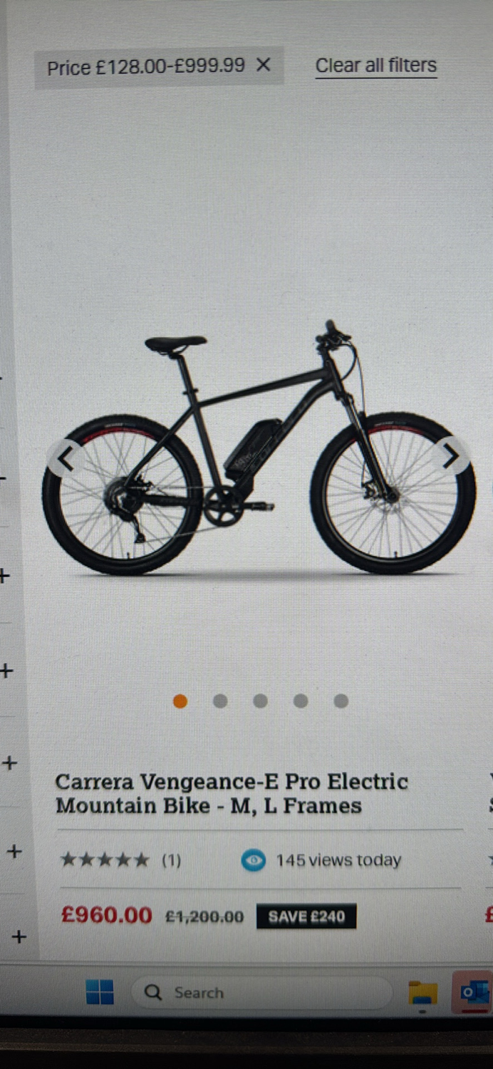 Carrera Vengeance E Womens Microshift Electric Mountain Bike 2.0 2023