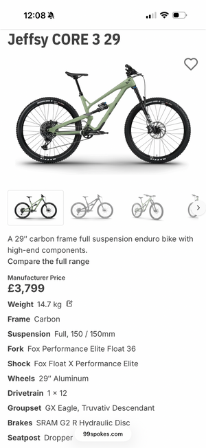 YT Industries Jeffsy CORE 3 29 2023