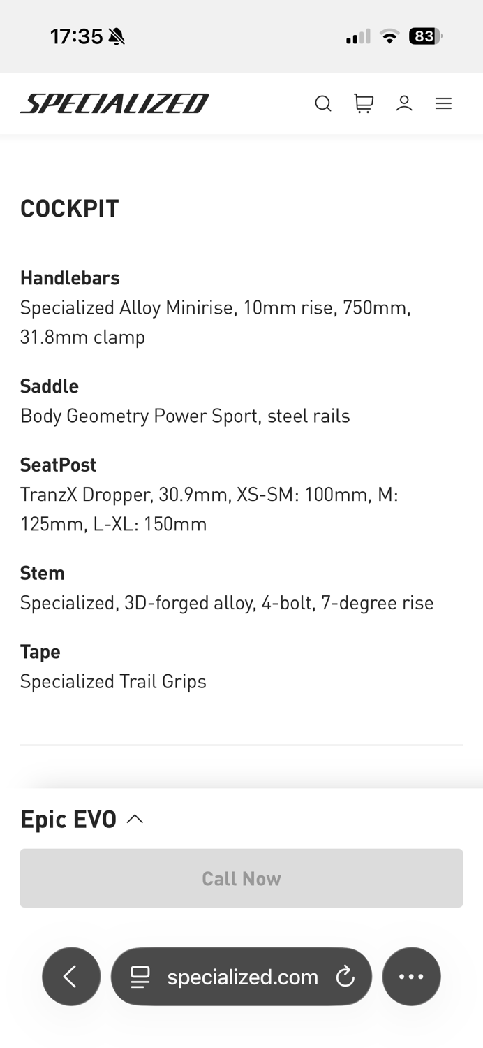Specialized Epic Evo 29 2022