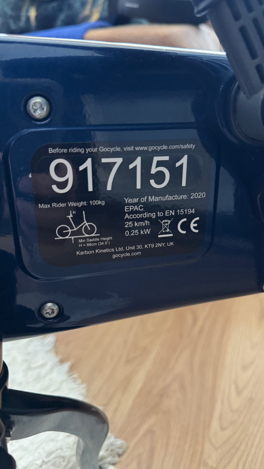 Gocycle GX Folding Electric 2022