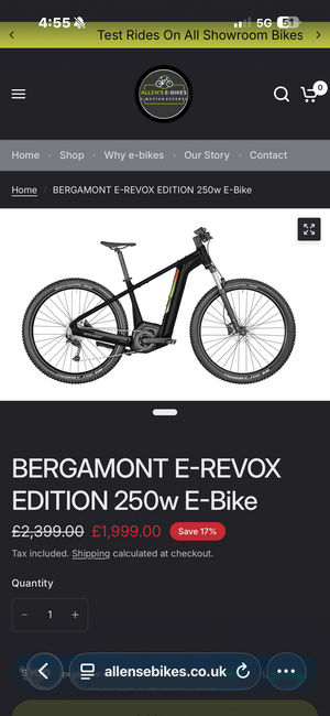 Bergamont E-revox Edition 250w E 2025