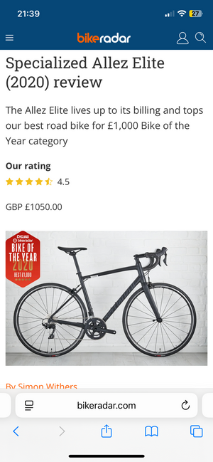 Specialized Allez Elite 105 2021