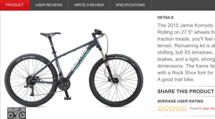 Jamis Komodo comp 2015