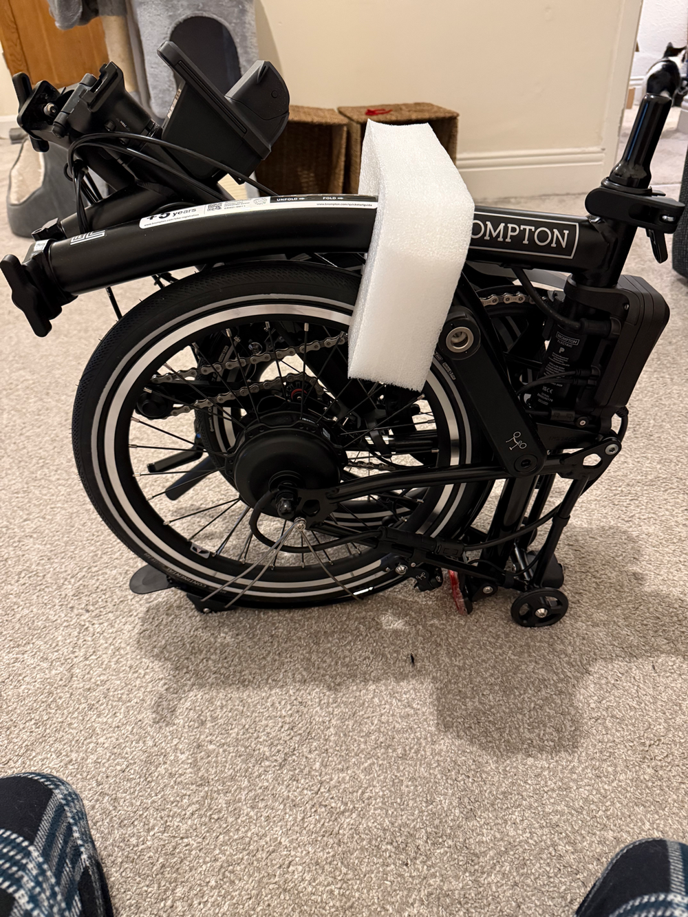 Brompton P Line 4 Speed with SuperRoll+ - e-Motiq system 2026 - Electric Folding Bike 2025