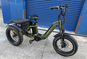 Jorvik JMT13 Folding Trike () 250W, Dual Samsung Batteries 2025