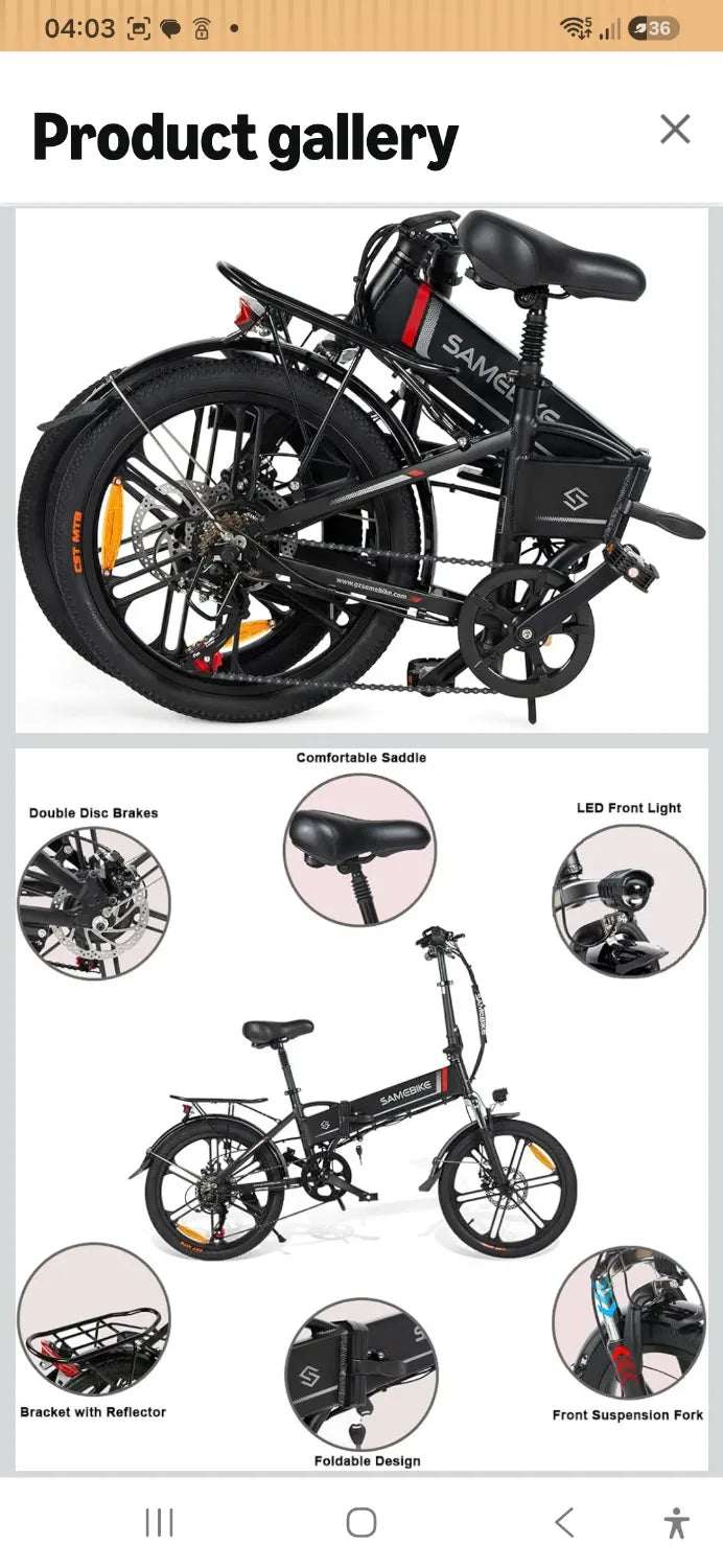 SAMEBIKE 20LVXD30-11 2026