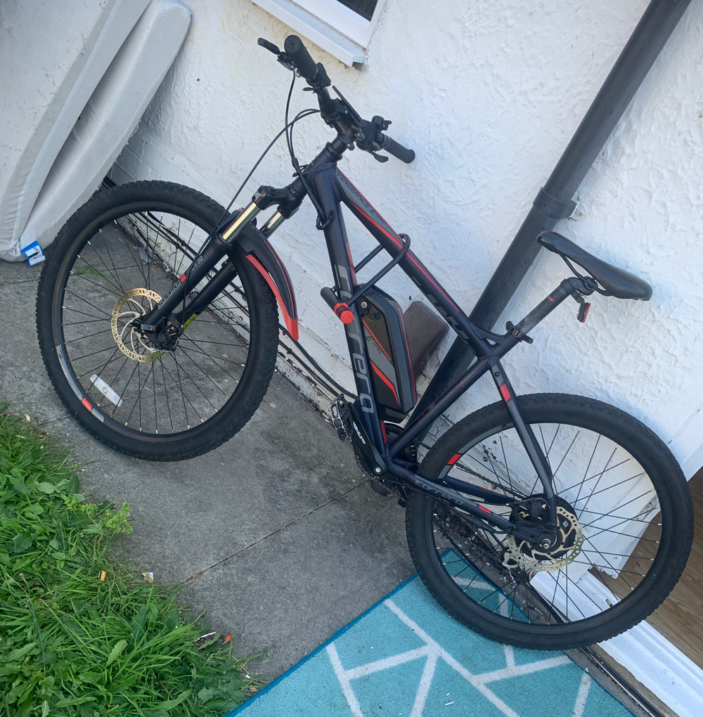 Carrera Vengeance E Mens Electric Mountain Bike Microshift 2.1 2023
