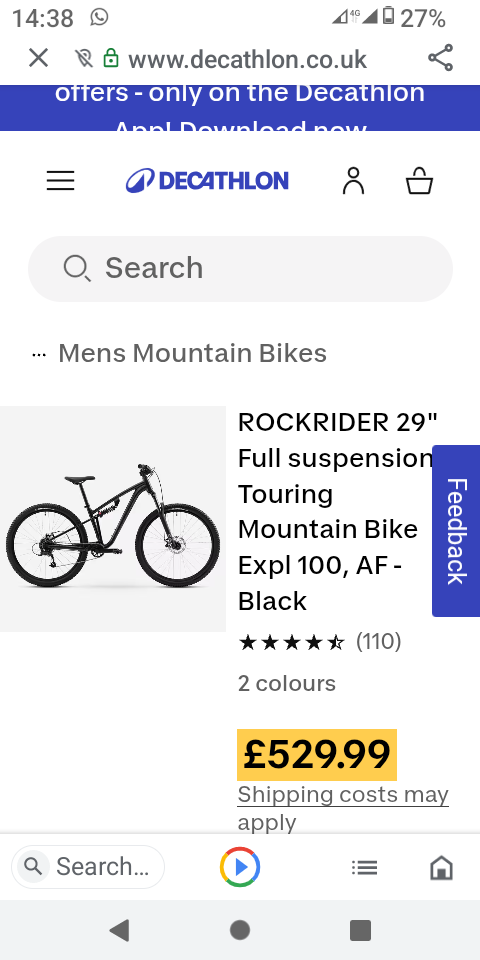 Rockrider 29-inch full-suspension 2023
