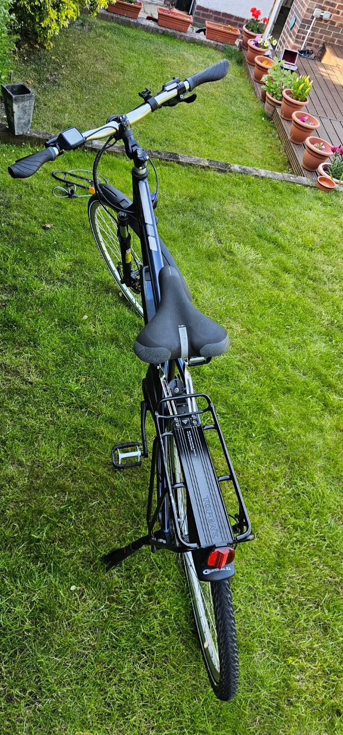 Carrera Crossfuse Mens Electric Hybrid Bike 2022