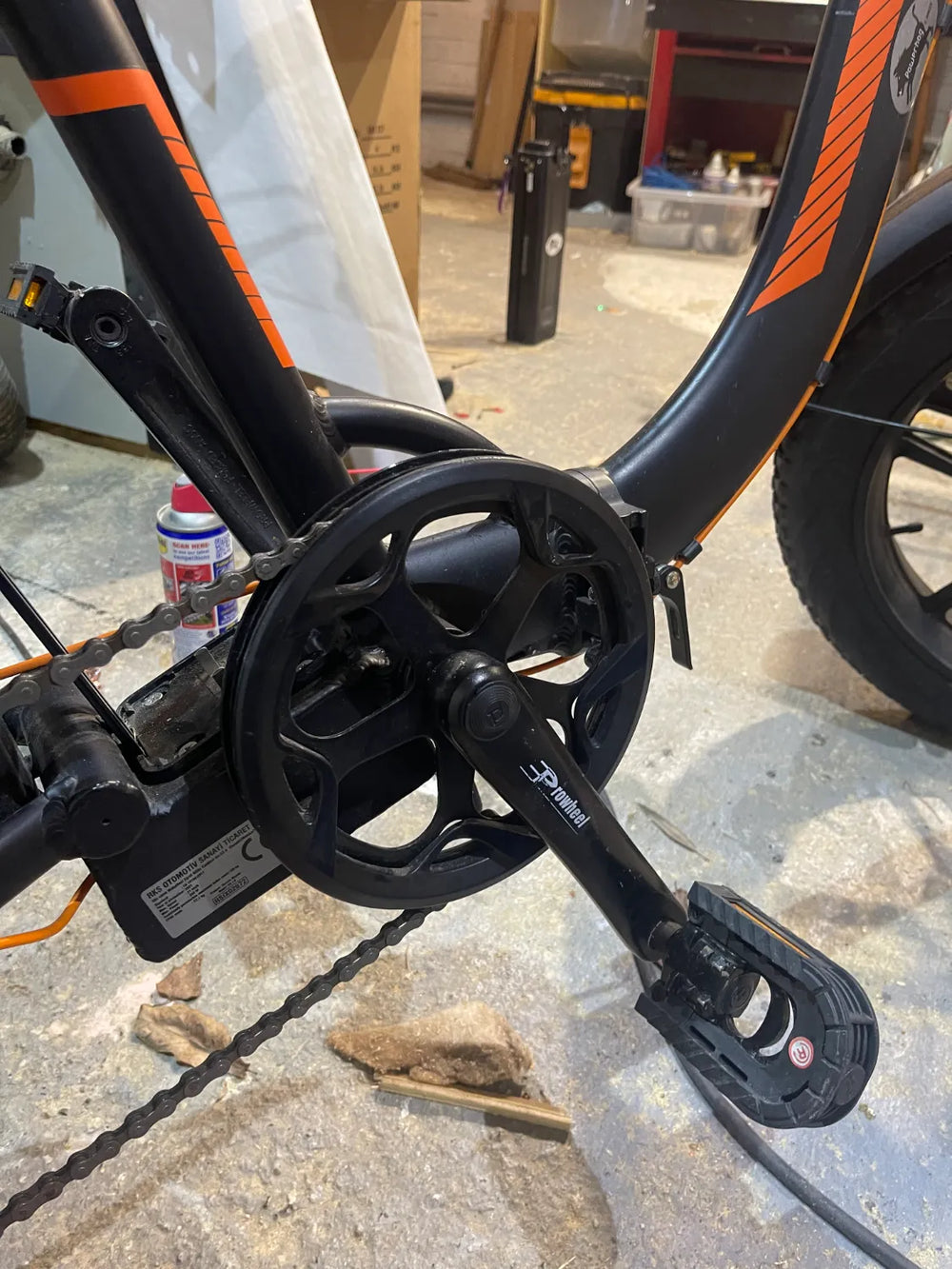 Powerhog Fat Tyre Folding Step through Bike 2021