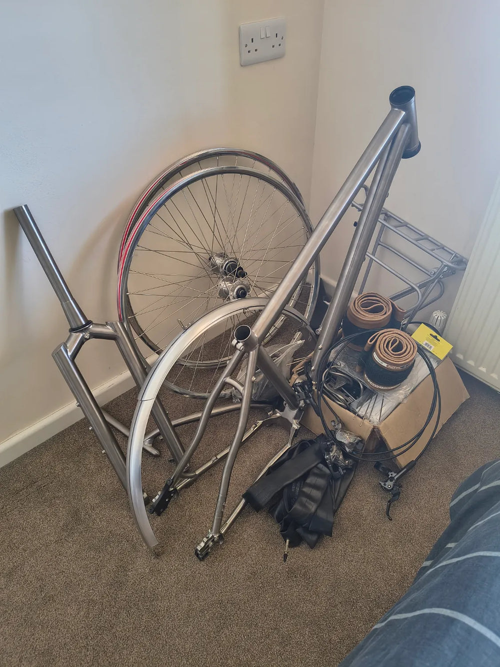 Titanium frame built Touring setup or gravel 2026