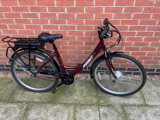 Halfords Assist Step-Thru, Electric Hybrid Bike 2025