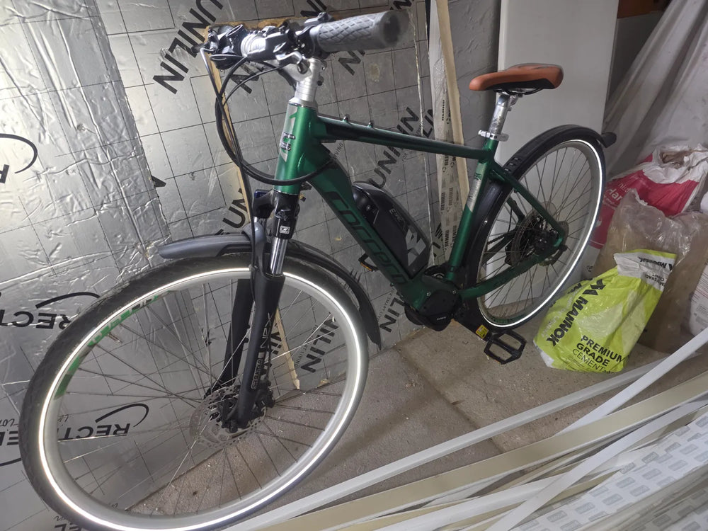 Carrera Crossfuse Mens Electric Hybrid Bike 2022