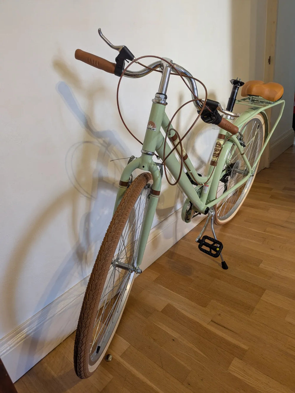Bikestar.com City bike V brake no suspension 2021
