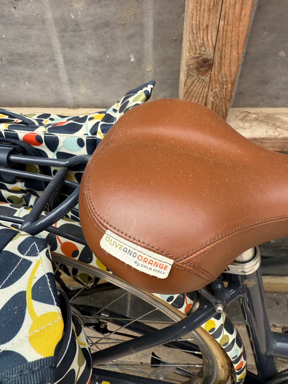 Orla Kiely Olive and Orange 2018