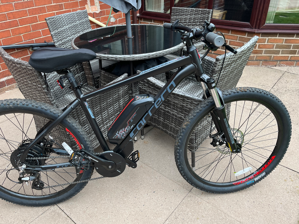 Carrera Vengeance E Mens Electric Mountain Bike 2.1 2023