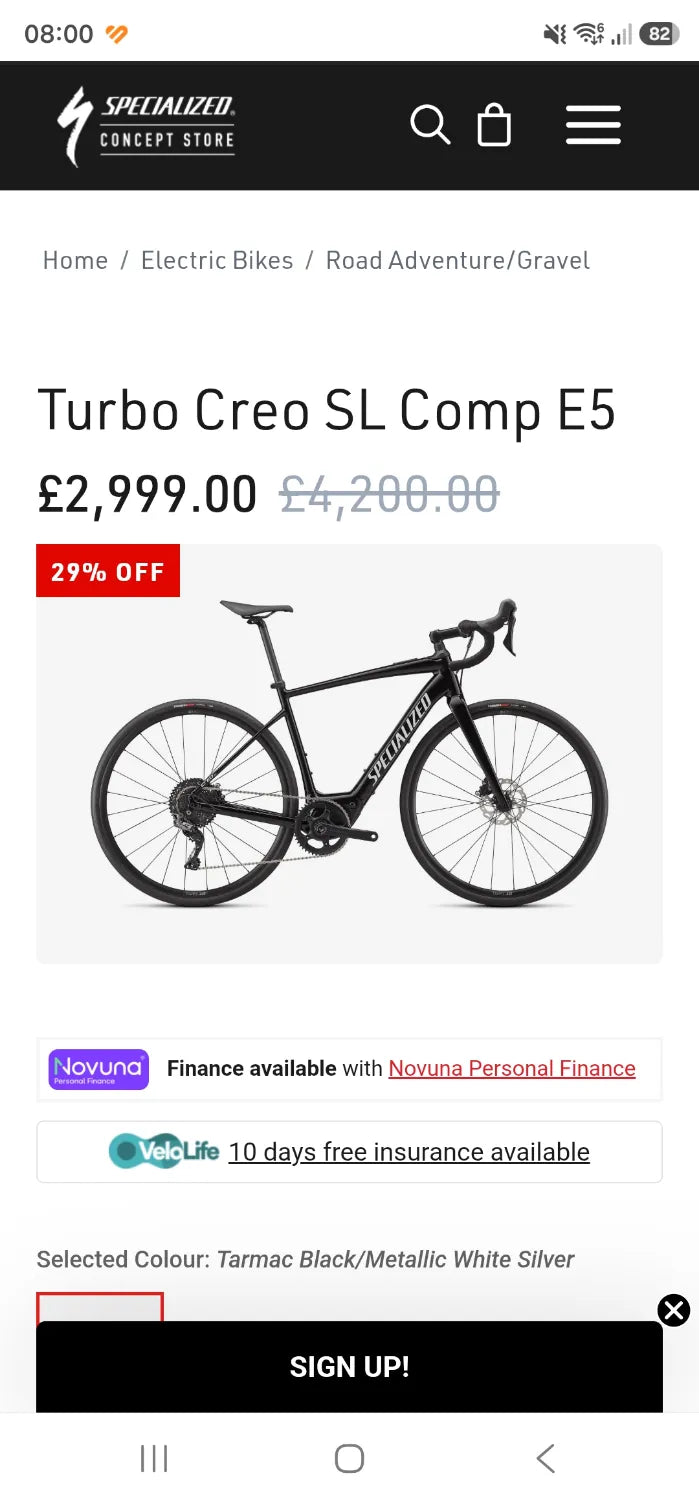 Specialized Creo SL E5 Comp 2021
