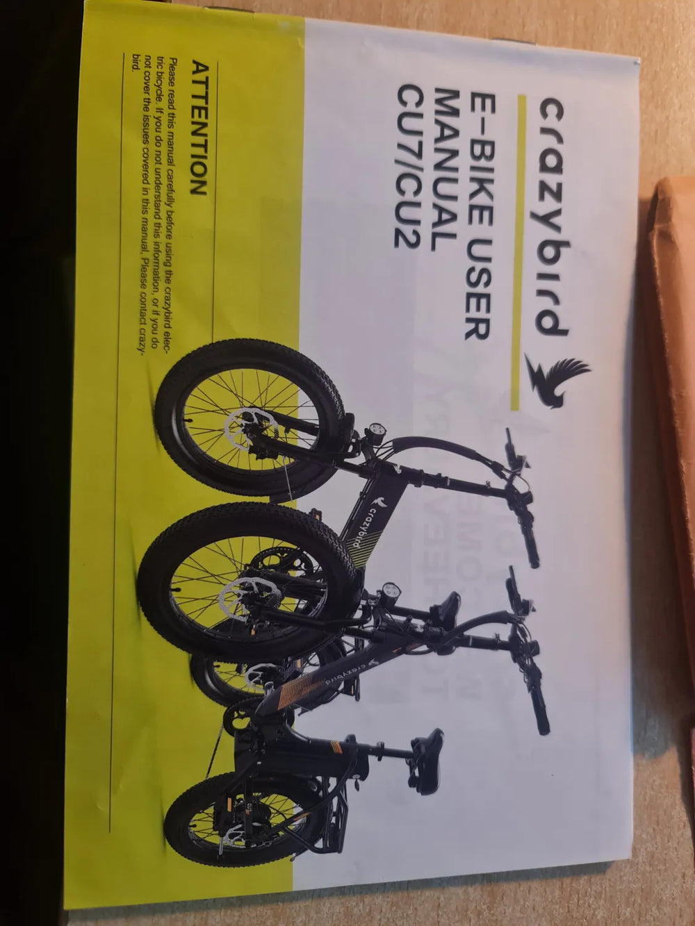 Crazybird CU7 electric bicycle 2025