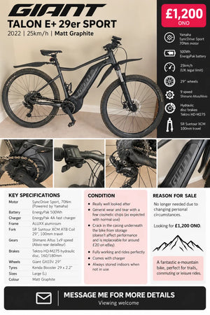 Giant Talon E+ 29er Sport 2022