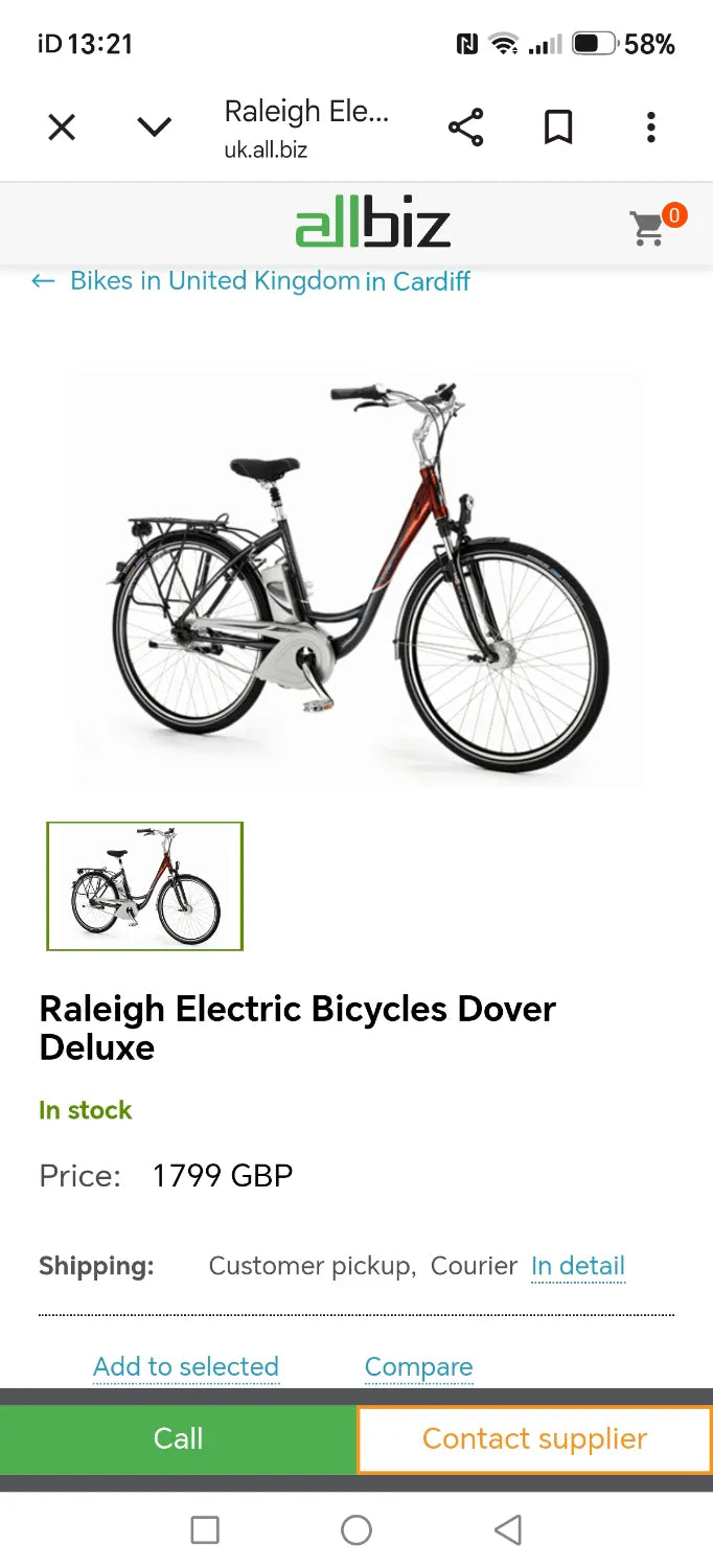 Raleigh Dover deluxe 2015