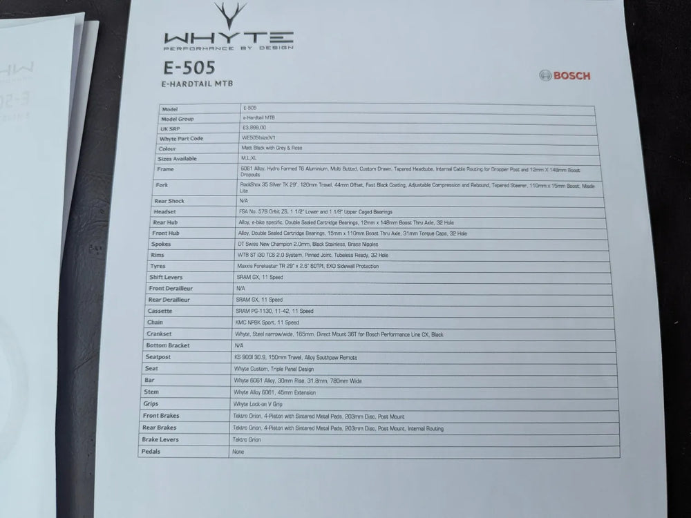 Whyte E-505 2022