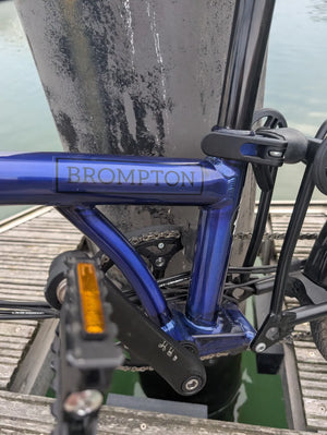 Brompton Electric P Line 12 Speed Folding Bike