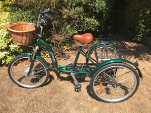 Jorvik Jorvik Dutch Style 24” Folding Aluminium Electric Adult Tricycle (250W) 2019