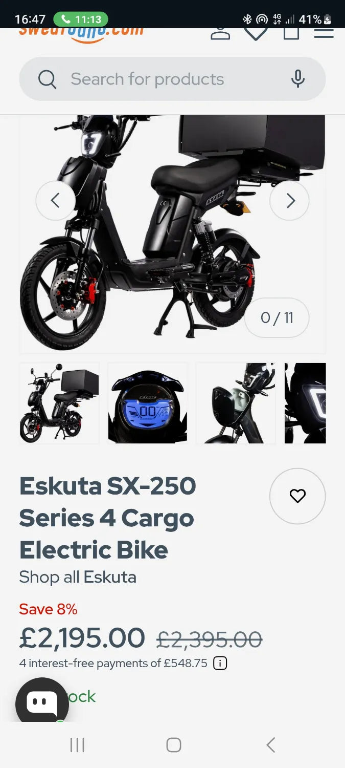 Eskuta SX-250 Series 4 Cargo 2025