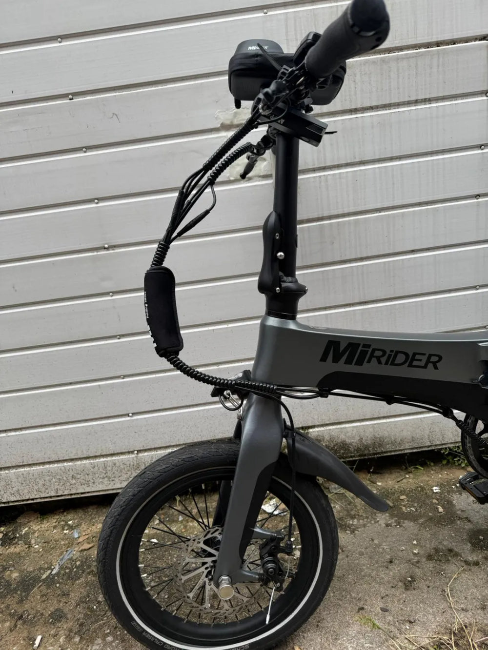 MiRider  One 2023 Folding Electric Bike - Onyx Grey