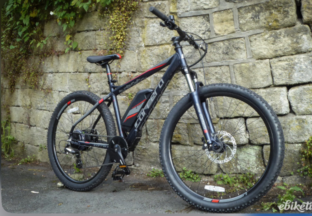 Carrera Vengeance E Mens Electric Mountain Bike Microshift 2.1 2023